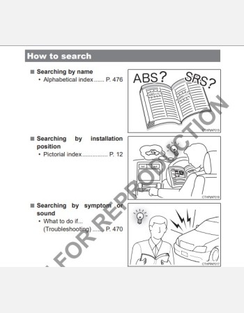toyota kluger 2013 2014 2015 owners manual rhd